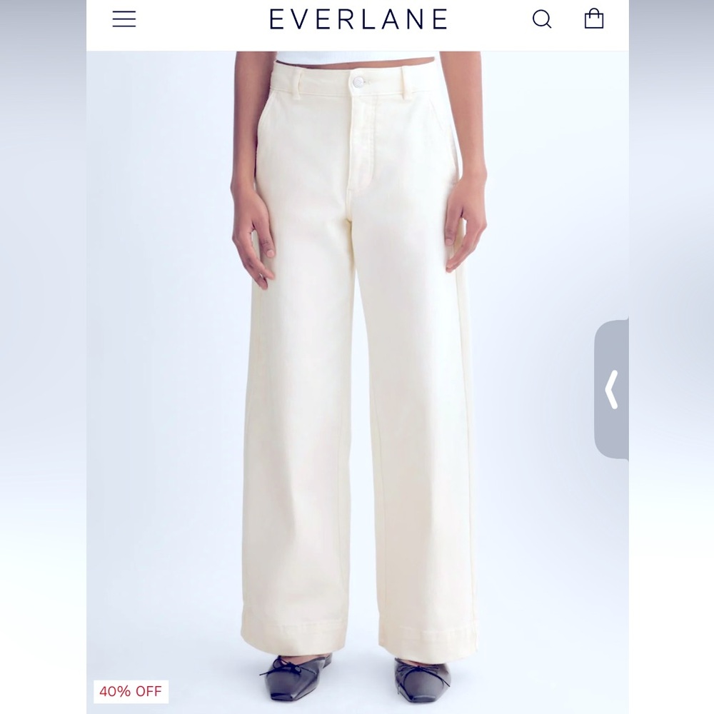 Everlane Sailor Pants White